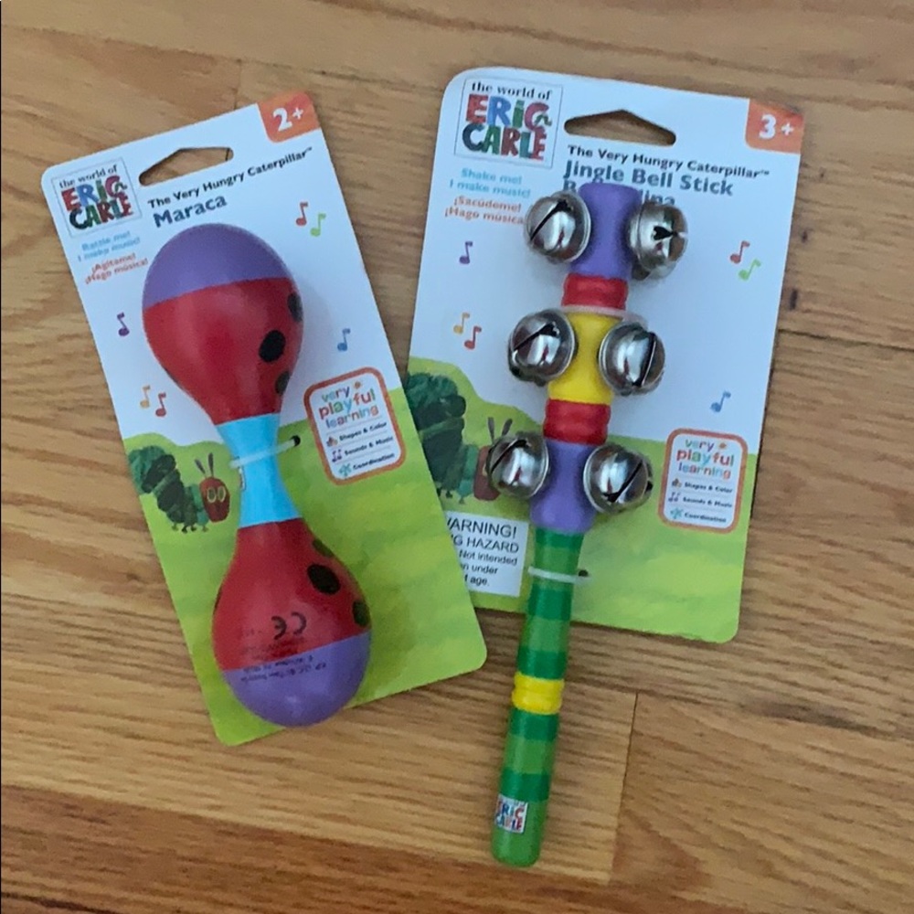 Learning toys by the world of Eric Carle.